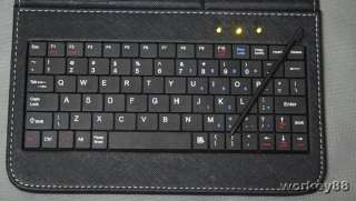 BLACK 8 8 inch Keyboard case cover MINI mini USB+stylus Android 