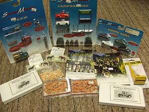 HO SCALE PEOPLE, ANIMALS, AND VEHICLES   PREISER, LIFE LIKE, AND 