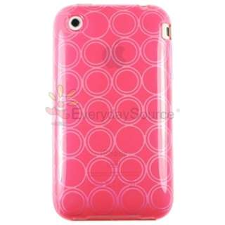   with apple iphone 3g 3gs clear hot pink circle quantity 1 keep your