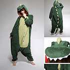 JP Anime Hoodie Green Dinosaur Costumes Animal Cosplay 