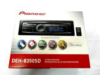 2011 Pioneer DEH 8350SD CD  SD USB iPod Car Player  