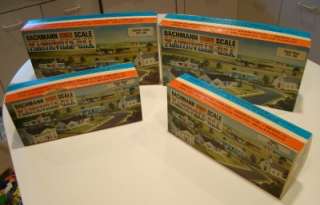 SET OF 4 VTG BACHMANN O S SCALE PLASTICVILLE SNAP FIT  