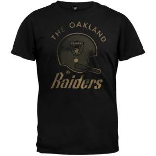 Oakland Raiders   Vintage Helmet Soft T Shirt  