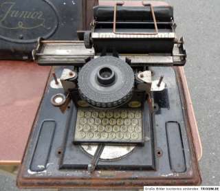 Junior mini Kinder Schreibmaschine Gescha D.R.P. Patent D.R.G.M 