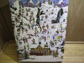 John Holladay 550 pc puzzle Ski Bums Cartoon GAPF  
