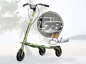 Trikke Green Metallic T78Air Deluxe and FREE Cargo Net  