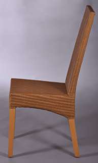 6x Lloyd Loom Stühle Leder Stuhl Loomstuhl NEU Sessel  