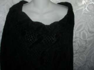 VERSACE JEANS COUTURE Black Shoulder Top Sweater L  