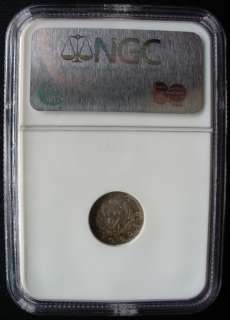 COLOMBIA NGC COIN 1/2 REAL BOGOTA 1847 RS AU 55  