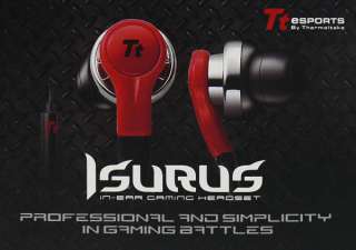 New Thermaltake ISURUS Tt eSports earphone Handsets 16Ω  