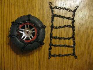 RC Traxxas slash 4x4 tire chains for snow and ice 4x4 4 chains  