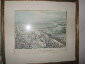 Currier & Ives L.Maurer Print Across The Continent  