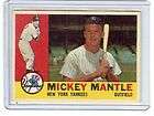 New York Yankees Mickey Mantle 1960 Topps # 350 Ex/ExMt