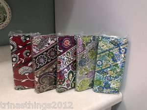VERA BRADLEY TRAVEL WALLET CHOICE OF SHADE NEW WITH TAGS & FREE 