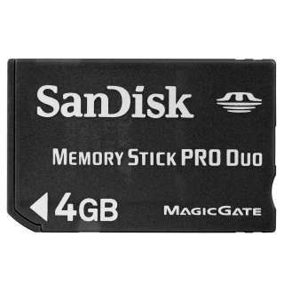 SanDisk Memory Stick PRO Duo 4GB Card  