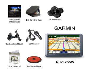 Garmin Nuvi 255W Bundle 4.3 Automotive GPS 0753759083588  