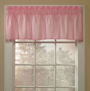 Sweet Pink & White Polka Dot Window Valance Treatment  