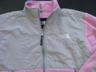 Womens NORTH FACE DENALI Jacket Pink/Gray Med Large Fleece M L  
