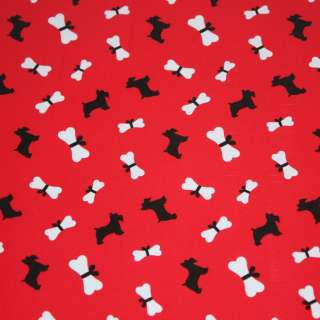 3M ROLL SCOTTIE DOG & BONE WRAPPING PAPER + FREE TAGS  