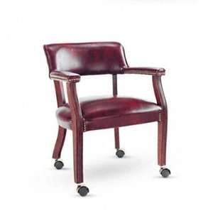  Alera® Traditional Series Guest Arm Chair with Casters 
