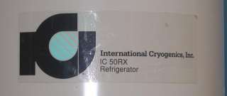 International Cryogenics Inc. IC 50RX W/Rollerbase  