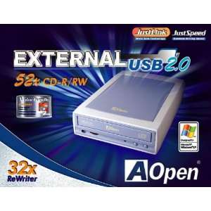  AOpen EHW 5232U   CD RW drive   Hi Speed USB ( 95.5QD37 