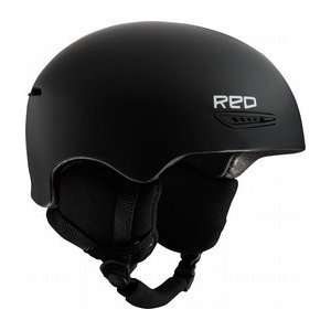  Red Avid Snowboard Helmet Black