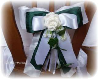 Stuhlschleife ,Kirchenschmuck,Hochzeit,Kommunion  