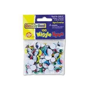  CHENILLE KRAFT Wiggle Eyes Assortment, Painted Lids and 