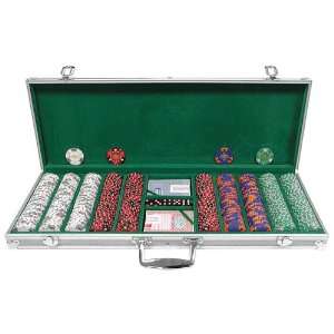  Trademark Games™ 500   Pc. Las Vegas Poker Chip Set with 