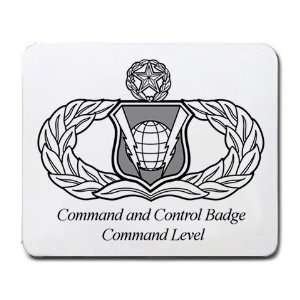  Command and Control Badge Command Level Mouse Pad Office 