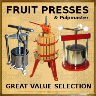 Fruit Press Presses Apple Cider Wine Home Brew 5 STYLES  