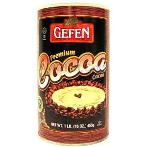 Gefen Premium Cocoa 16 oz  Grocery & Gourmet Food