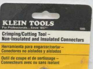 KLEIN 1005 CRIMPING/CUTTING TOOLS,10 22AWG NEW  