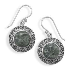  Oxidized Seraphinite Earrings Jewelry