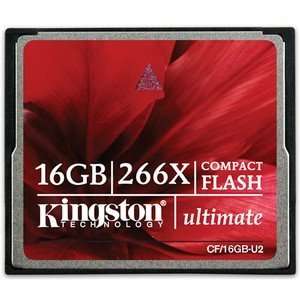  Kingston 16GB Ultimate CompactFlash Card   266x. 16GB 
