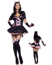 Womens Sexy Sequins Kitty Cat Costume Wholesale Price $52.90 In Stock 