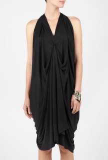   Malene Birger  Black Marene Draped Halter dress by By Malene Birger