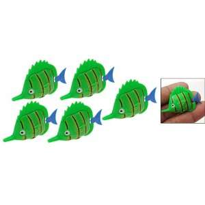  Como Stripe Fish Aquarium Tank Plastic Floating Ornament 5 