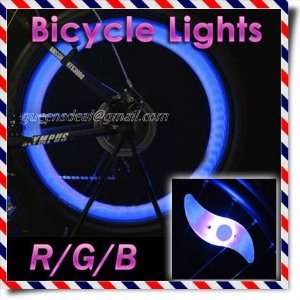 flashlight led bicycle light silicone spoke wire wheels 