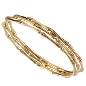   Yellow Gold 65.00 X 65.00Mm/1/6 Ct Tw Diamond Bangle Bracelet Jewelry