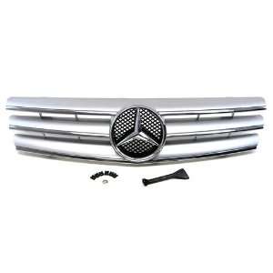  90 02 Mercedes Benz SL Class Silver with Chrome Fins 
