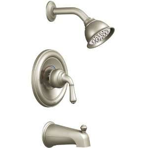 Moen T2449BN/2520 Monticello One Handle Tub & Shower Faucet   Brushed 