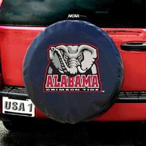   Alabama Crimson Tide NCAA Spare Tire Cover (Black)