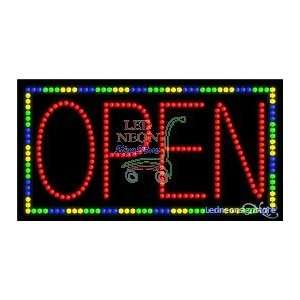  Open LED Business Sign 17 Tall x 32 Wide x 1 Deep 