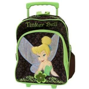   Disney Princess Tinkerbell Rolling Backpack  Kid size Toys & Games