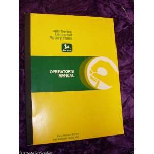  John Deere 400 Universal Rotary Hoe OEM OEM Owners Manual 