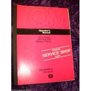  John Deere 324 & 624 Rotary Tillers OEM OEM Owners Manual 