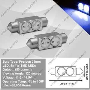 Super Intensity 120° Dome/Map Festoon LED Bulbs (2W)   39mm/1.54in 
