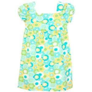  Hartstrings Blue/Green/Yellow Floral Knit Dress Baby